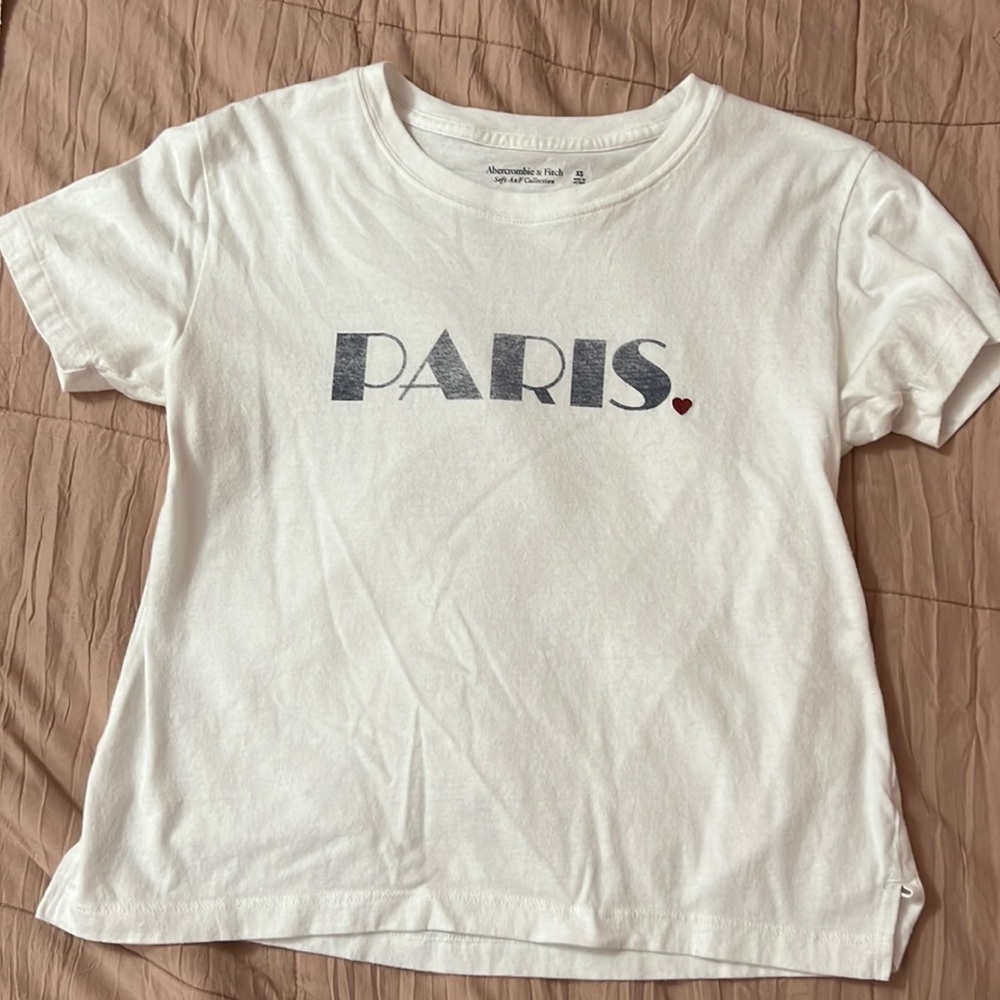 Abercrombie & Fitch White short sleeve tee, Size XS